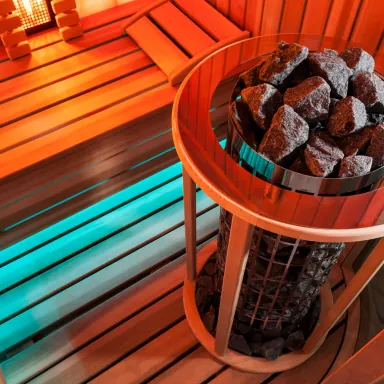 Exteriérová finská sauna