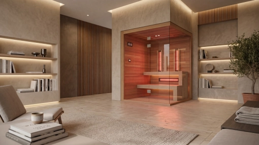 infrasauna pre dvoch, vnútorná sauna, infrasauna