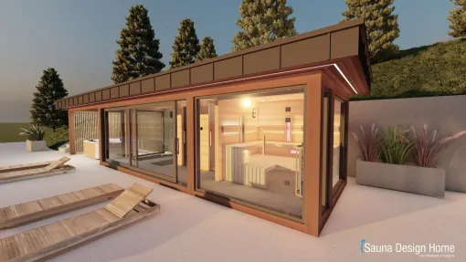 Domácí kombi sauna Domácí kombi sauna