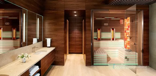 Parní sauna s bio saunovými kamny Parní sauna s bio saunovými kamny