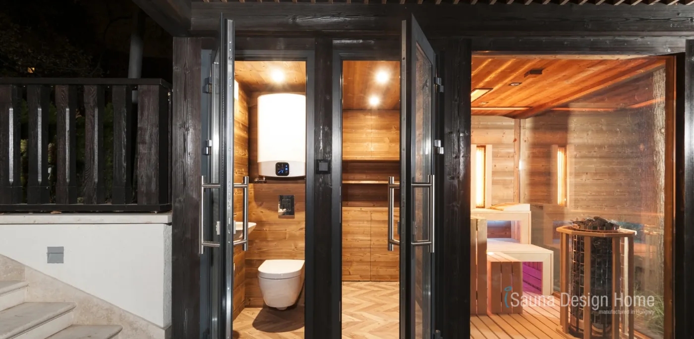 Sauna a vířivka