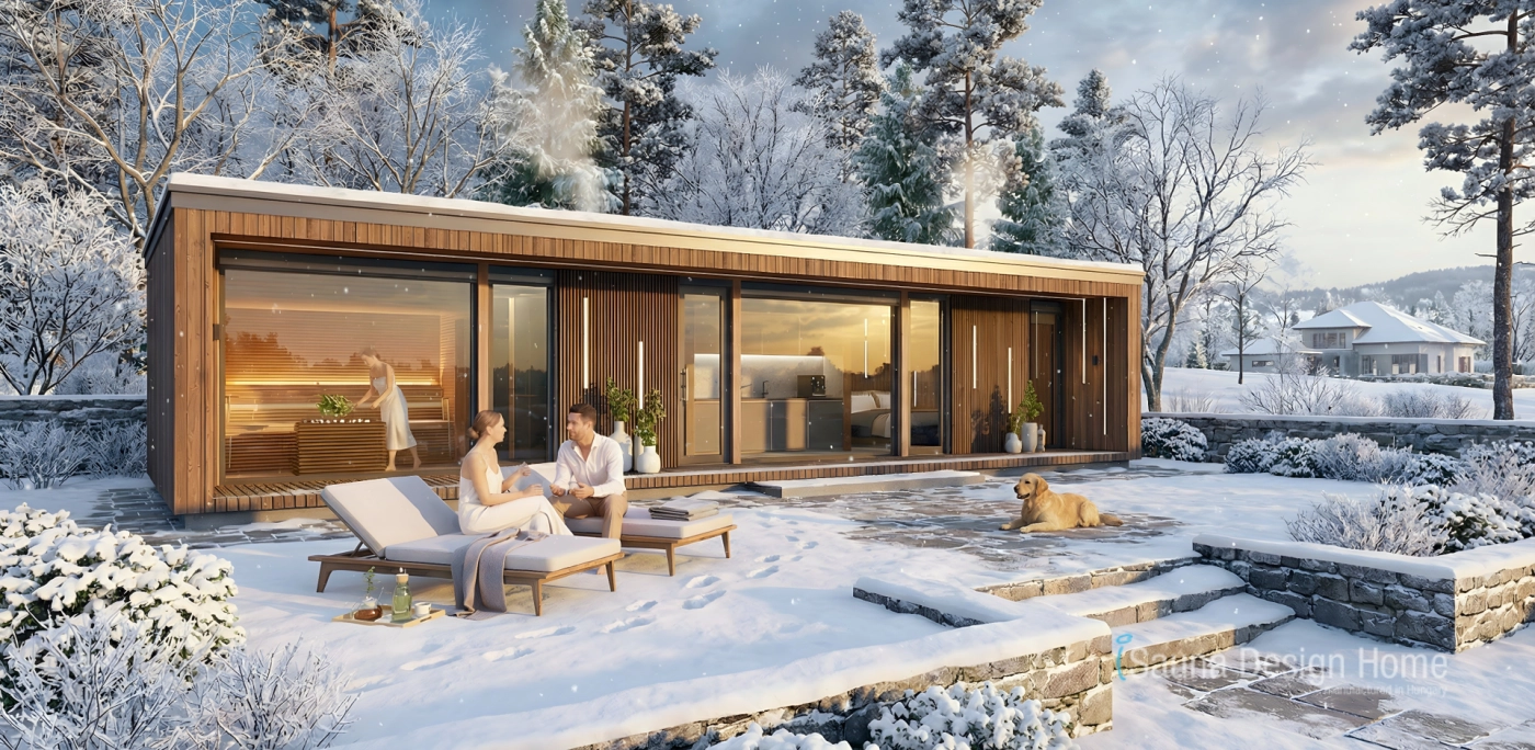 Zimný wellness dom