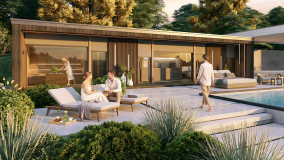 Panoramatický wellness dom