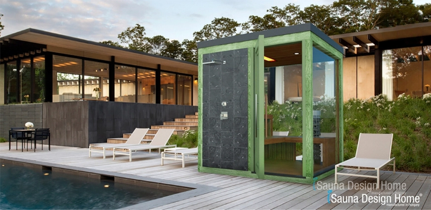 3D vizualizace sauna domu