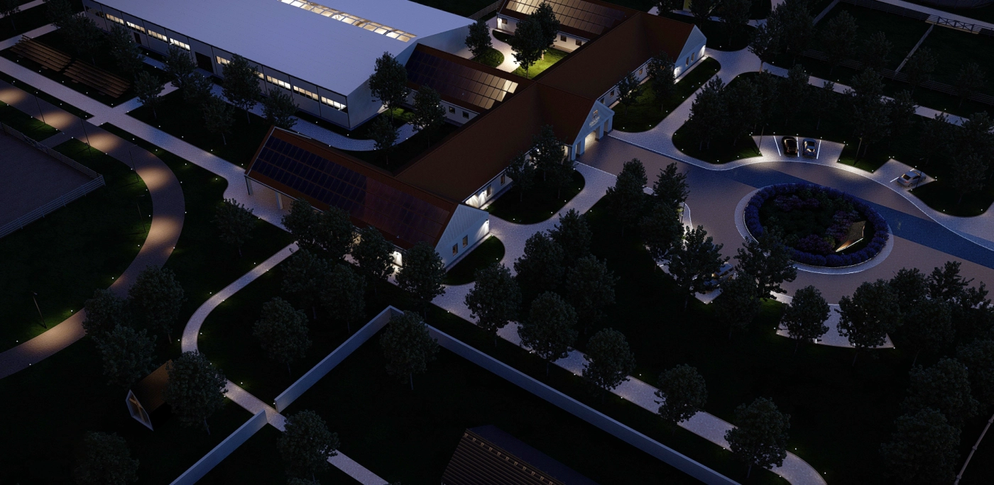 veľkoobjemový projekt jazdeckého areálu