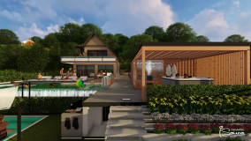 Sauna domeček s vířivkou