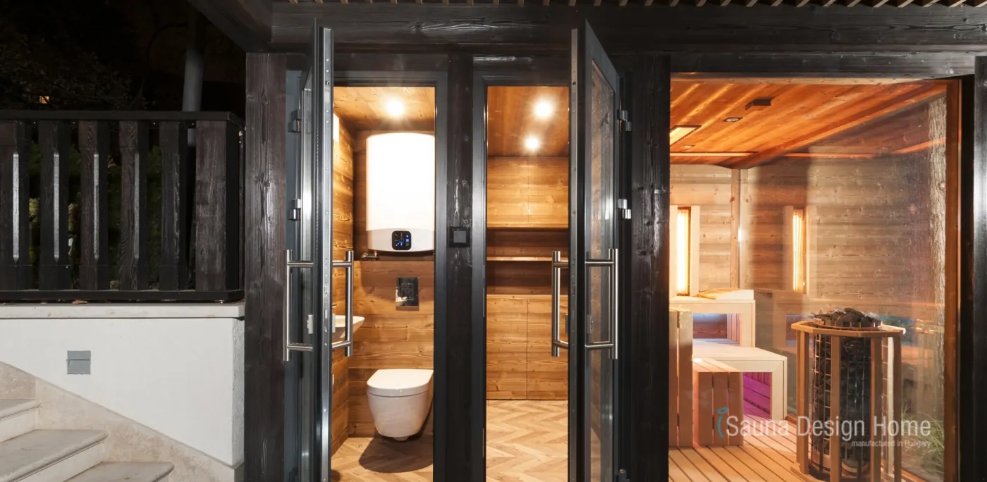 Sauna a vířivka