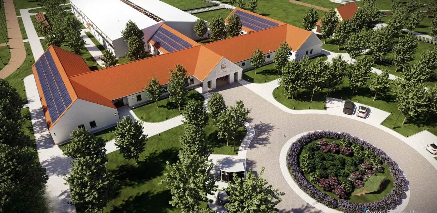 vonkajšia infraštruktúra jazdeckého areálu