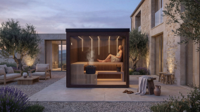 minimalistická sauna