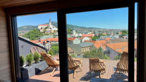 Wellness terasa se saunovým domem