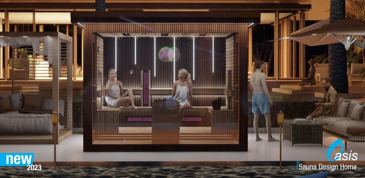 Exteriérová sauna Oasis - iSauna Design