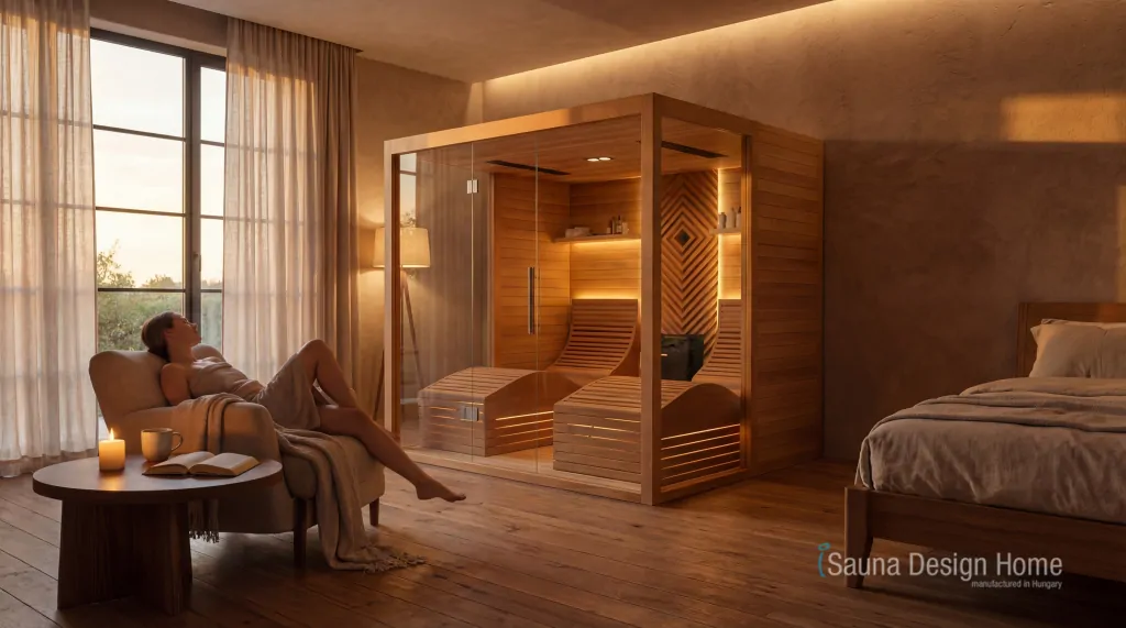 elegancí luxus designer biosauny
