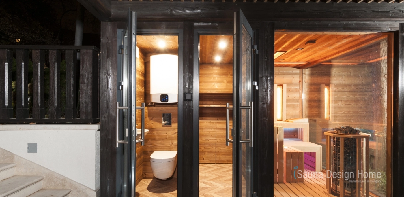Sauna a vířivka