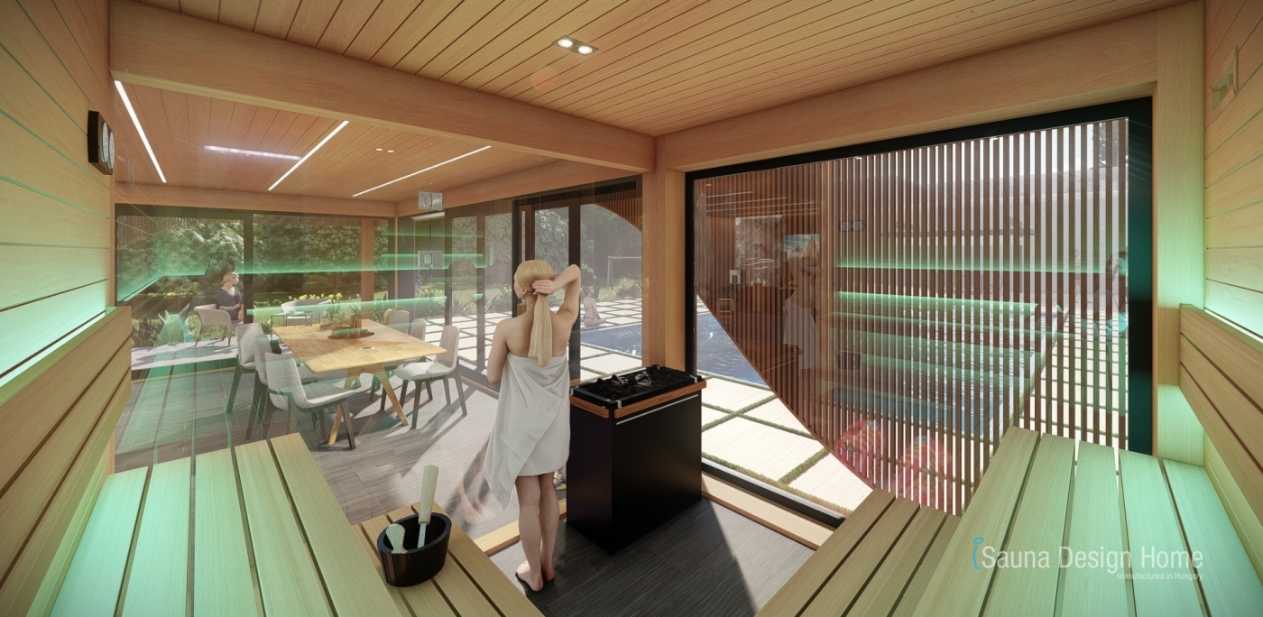 Projektování wellness sauna dům