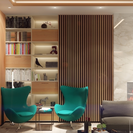 Rodinný dům, bytový interiérový design v duchu maximalismu | Design